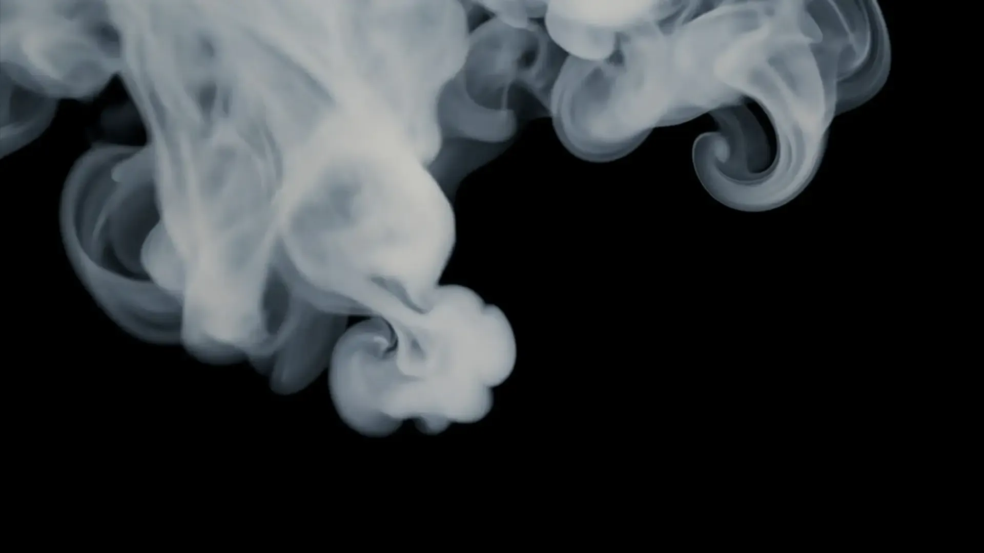 Swirling White Smoke Overlay for Cinematic Effects